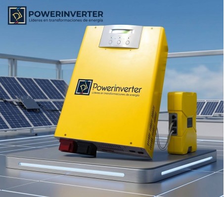 INVERSOR CARGADOR SOLAR PWM 24VDC/220VAC 2400W